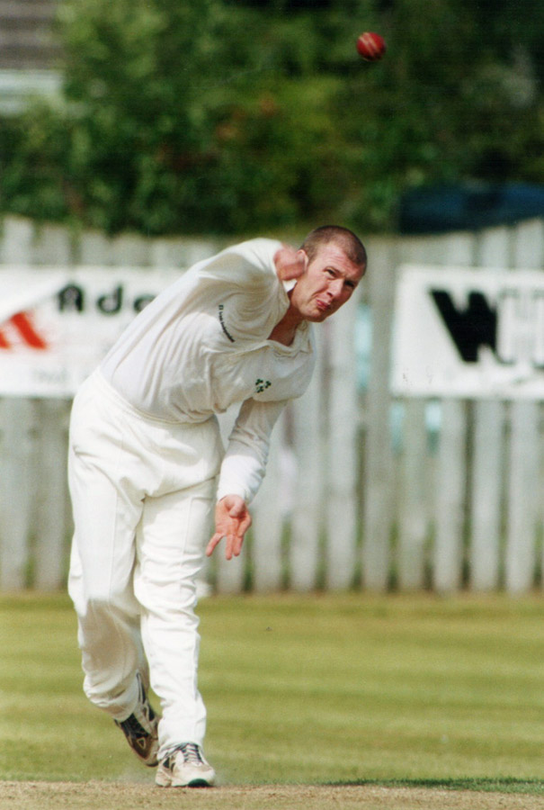 2001 Ireland XI v North West XI: Gary Neely (North West XI) (©Rowland White)