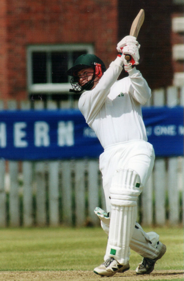 2001 Ireland XI v North West XI: Gary Neely (North West XI) (©Rowland White)