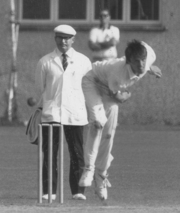 In bowling action for Waringstown