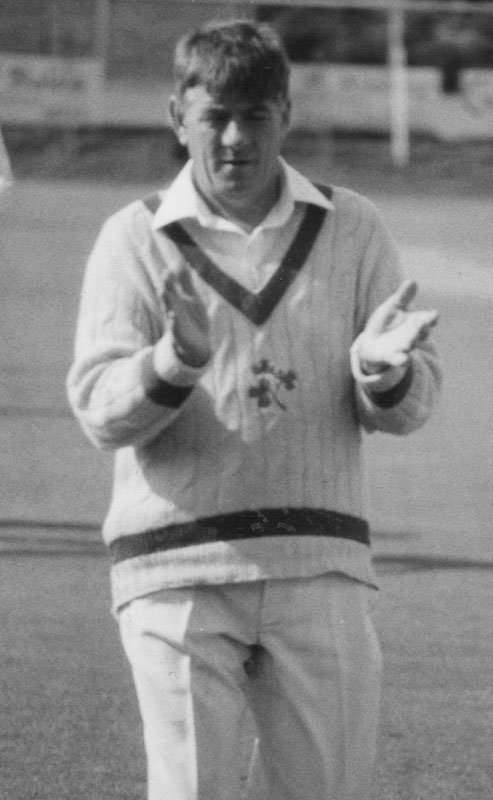 Coming off the ground at North Down