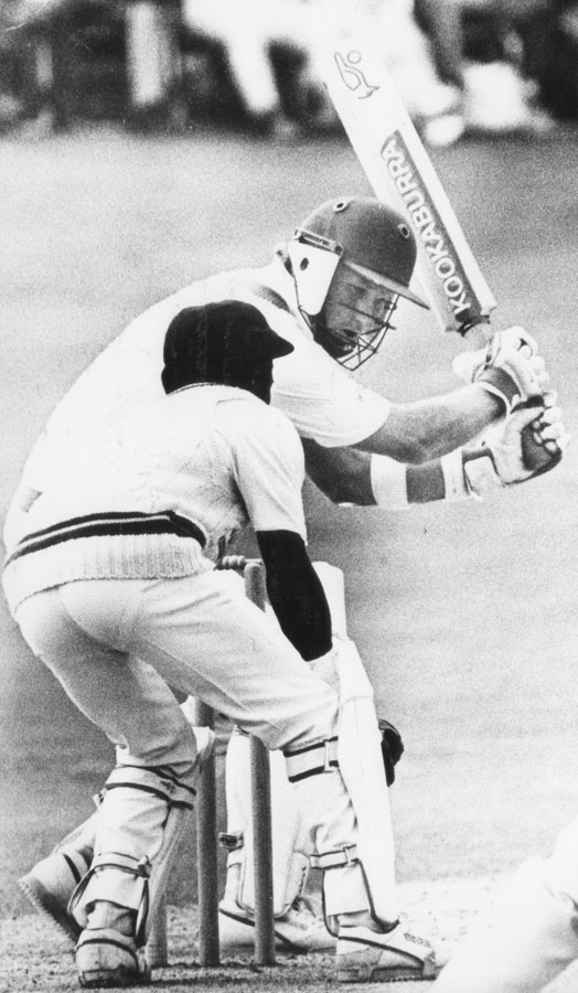 1991 Ireland v West Indies: A late cut from Stephen Warke (©CricketEurope)