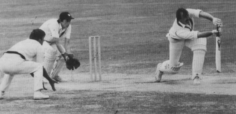 Batting for Woodvale against Downpatrick