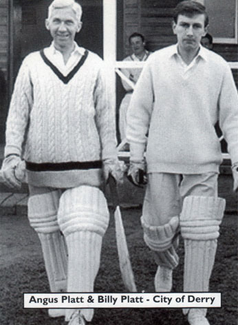 Going out to bat with his brother Billy