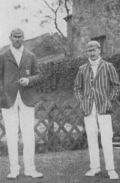 Gus Kelly (left) with Bob Lambert