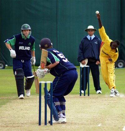 Eoin Morgan facing Uganda (©CricketEurope)